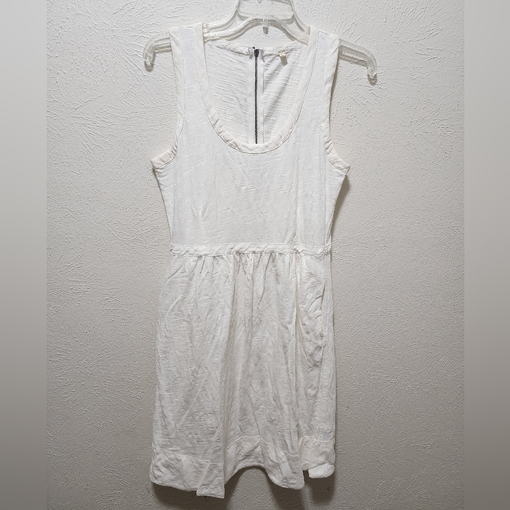 J. Crew White Sleevless Dress Size 4